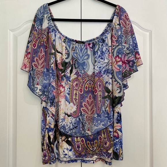 Cupio Women Off-the-Shoulder Blouse in Size XL - Picture 3 of 9